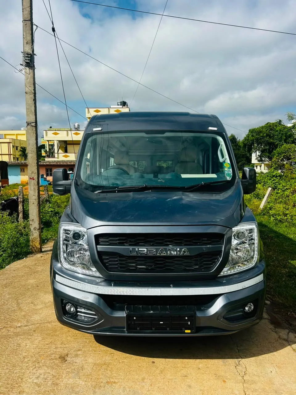 Force Urbania rental in Bangalore — 17 seater