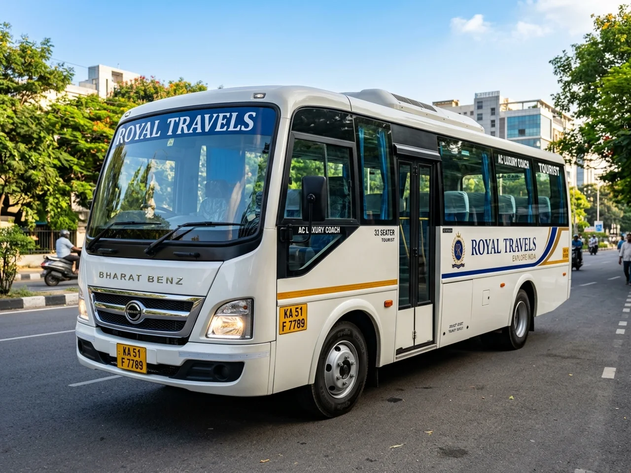 33 Seater Tourist Bus rental in Bangalore — 33 seater