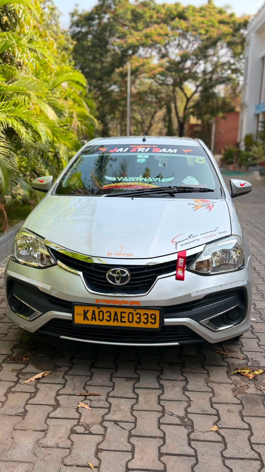 Toyota Etios rental in Bangalore — 4 seater