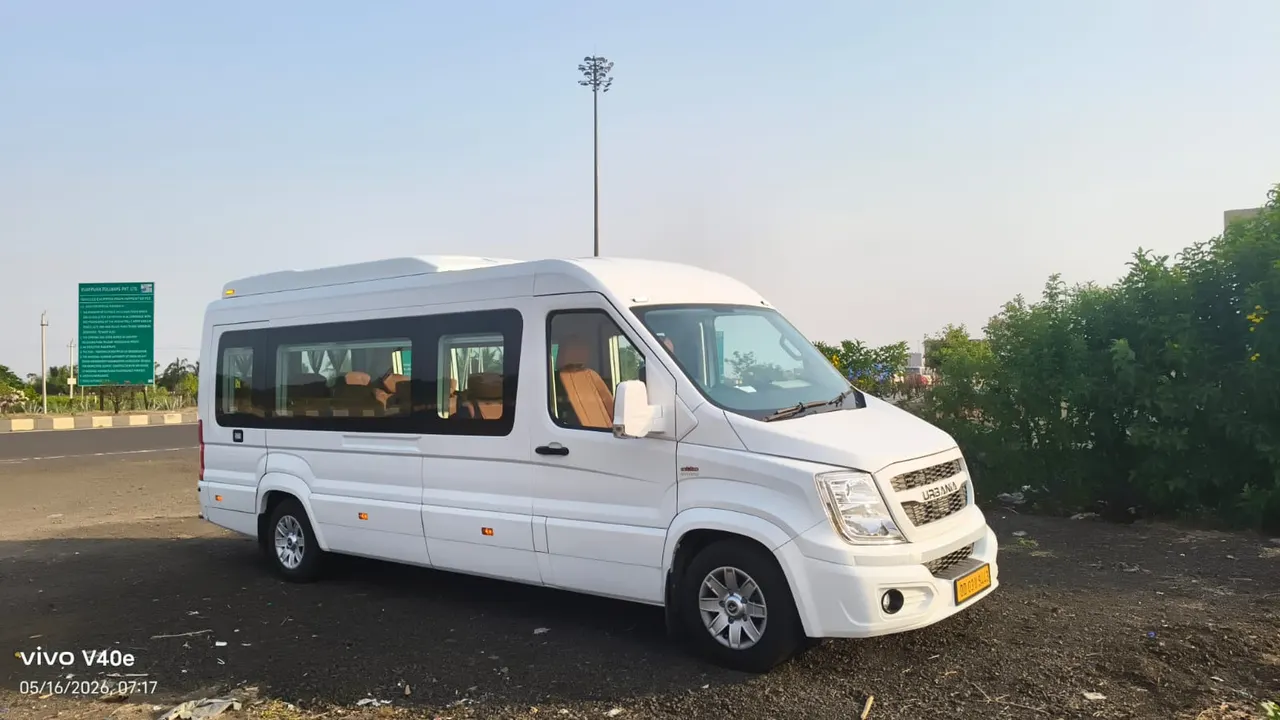 Urbania 12 Seater Maharaja rental in Bangalore